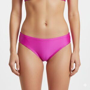 Pink Women's Swimsuit Bottom Small by Raisins Ruched Kaya Pant NWT Bikini Pant